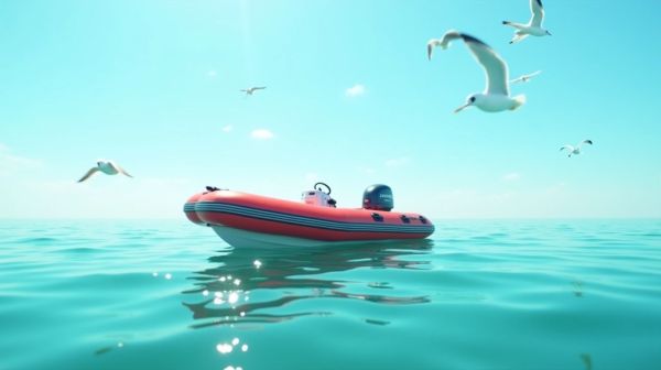 Aufblasbares Boot mit Motor: Mehr als nur eine Freizeitbeschäftigung