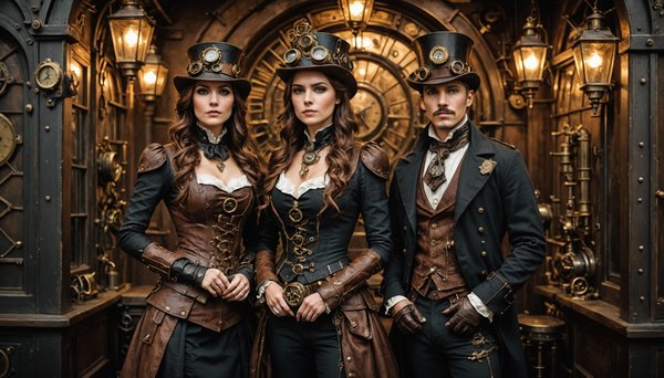 Steampunk: unikate kostüme und dekorationen für jeden anlass